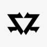 Logotipo blanco y negro importacionzs